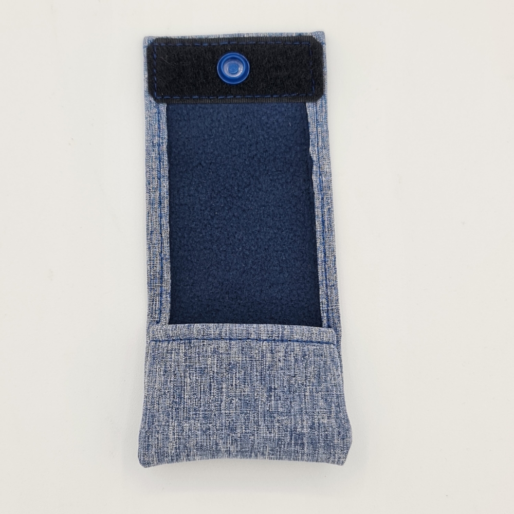 Markensafe blau melliert